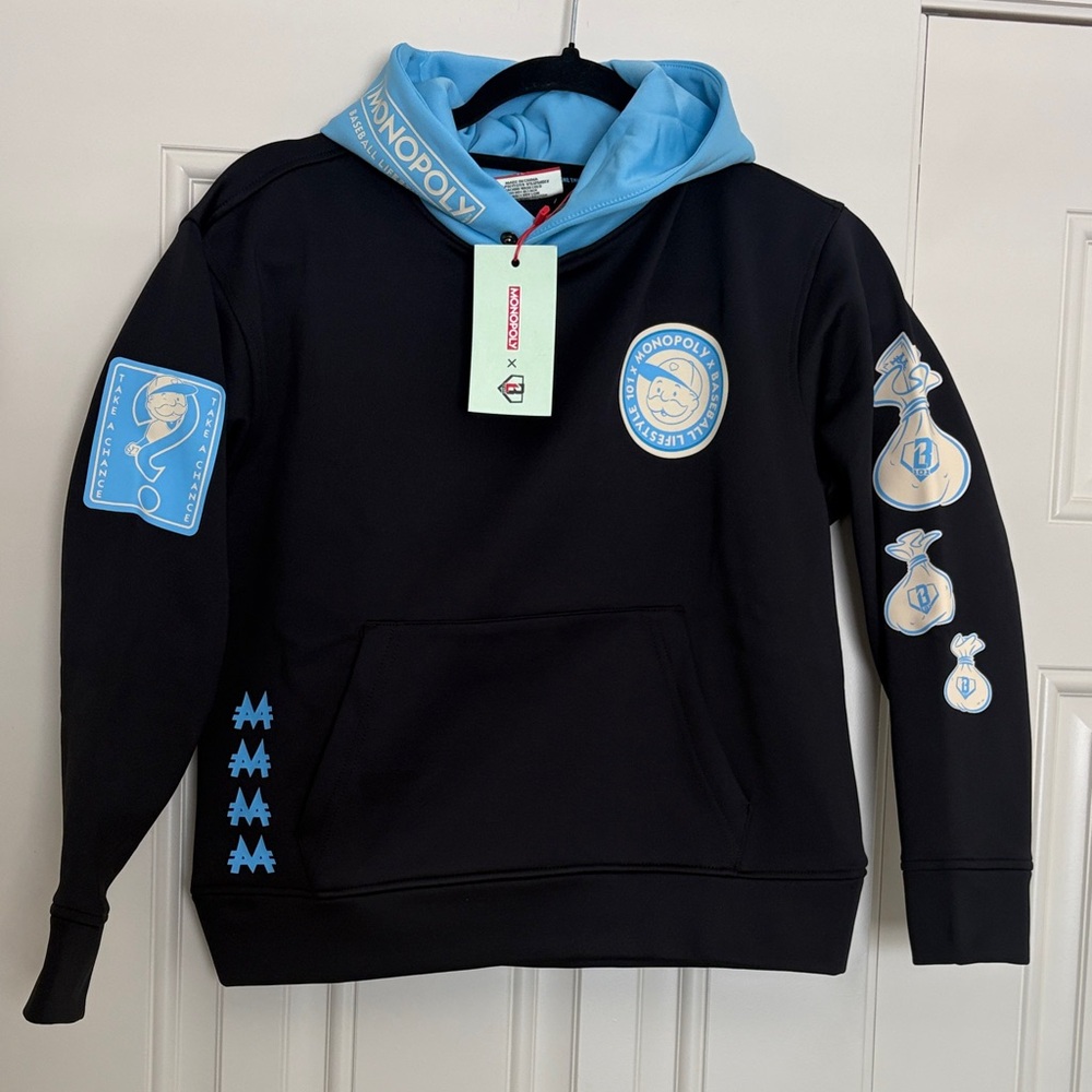 Boys baseball Monopoly Hoodie
